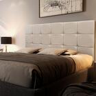 Cabeceira Casal Estofado Gleen Areia