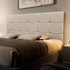 Cabeceira Casal Estofado Gleen Areia