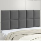 Cabeceira Casal Estofado Luna Viero Prata