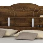 Cabeceira Casal Estrela 1,40 Com Prateleira Malbec Vitamov