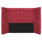 Cabeceira Casal Everest P02 140 Cm Para Cama Box Suede - Doce