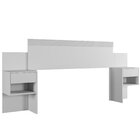 Cabeceira Casal Extensível 223 A 243 Cm Master Branco