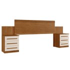 Cabeceira Casal Extensível 230 A 250 Cm Império Cinamomo/off-
