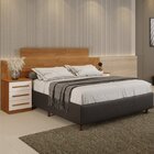 Cabeceira Casal Extensível 230 A 250 Cm Império Cinamomo/off-