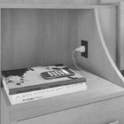 Cabeceira Casal Extensível Amanda Amadeirado