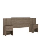 Cabeceira Casal Extensível Com 2 Mesas De Cabeceiras Formosa