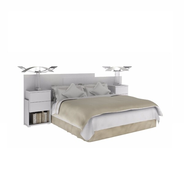 Cabeceira Casal Extensível Com 4 Gavetas 141 Móveis Valverde