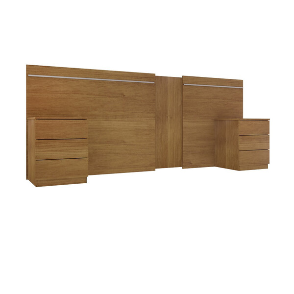 Cabeceira Casal Extensível Com Mesa De Apoio Veronna Tcil