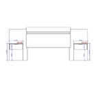 Cabeceira Casal Extensível E Mesa Lateral 1114 Carraro