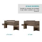 Cabeceira Casal Extensível E Mesa Lateral Madeirada Carraro