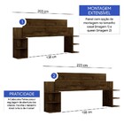 Cabeceira Casal Extensível Palma Kaiki Móveis Ypê