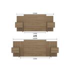 Cabeceira Casal Extensível Recife Canela