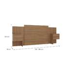 Cabeceira Casal Extensível Recife Canela