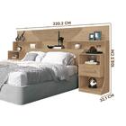 Cabeceira Casal Fênix Teca Fênix