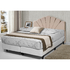 Cabeceira Casal Flora 1,38 Bege