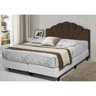 Cabeceira Casal Flora 1,38 Marrom