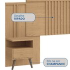 Cabeceira Casal Flora Angelin/boucle