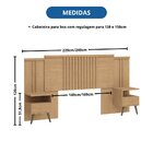 Cabeceira Casal Flora Angelin/boucle