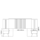 Cabeceira Casal Flora Com 2 Mesas Angelin Castro Móveis