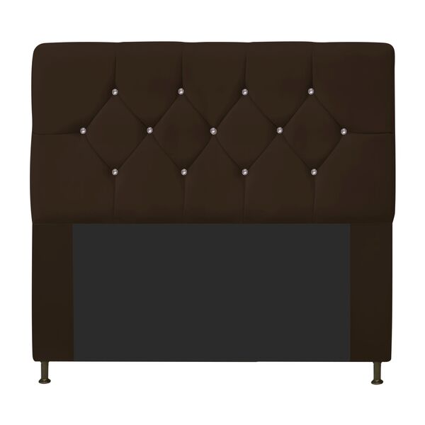 Cabeceira Casal França A05 C/ Strass 140 Cm Para Cama Box Cor