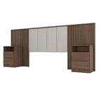 Cabeceira Casal Grécia Estofada 4 Gavetas - Móveis Henn