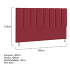 Cabeceira Casal Hannover P04 140 Cm Suede - Doce Sonho Móveis