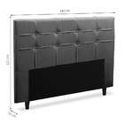 Cabeceira Casal Hanover Grafite