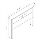 Cabeceira Casal Havana Nature - Tebarrot Móveis