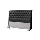 Cabeceira Casal Imperatriz 140 Cm Helanca Preto Simbal