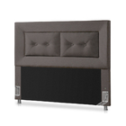 Cabeceira Casal Irlanda 1,93 Cinza