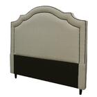 Cabeceira Casal Irlanda 140cm Frame Linho Bege