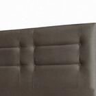 Cabeceira Casal Isa 140cm Suede Marron – Fdecor
