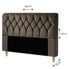 Cabeceira Casal Istambul - Dobuê - Castor