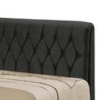 Cabeceira Casal Istambul - Dobuê - Preto