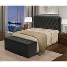 Cabeceira Casal Istambul - Dobuê - Preto