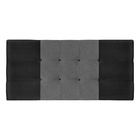 Cabeceira Casal Jbe Moveis Nina 144cm Preto/cinza Para Cama B