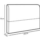 Cabeceira Casal Kiara 140 Cm Casah