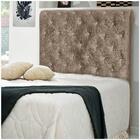 Cabeceira Casal King 195 Cm Buona Notte Suede Amassado - D'mo
