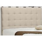 Cabeceira Casal King 195 Cm Sonhare Suede Liso Bege