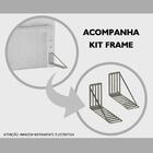 Cabeceira Casal King 195cm Colônia Linho Cinza - Dmonegatto