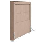 Cabeceira Casal King 195cm Paolla P02 Veludo Bege