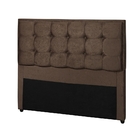 Cabeceira Casal King 195cm Sued Tabaco