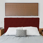 Cabeceira Casal King  Juliana 190cm Para Cama Box Suede Bordo