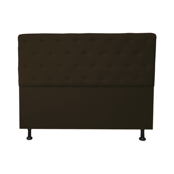 Cabeceira Casal King  Juliana 190cm Para Cama Box Suede Marro