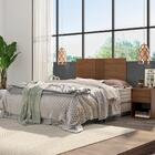 Cabeceira Casal King Bari Grafito