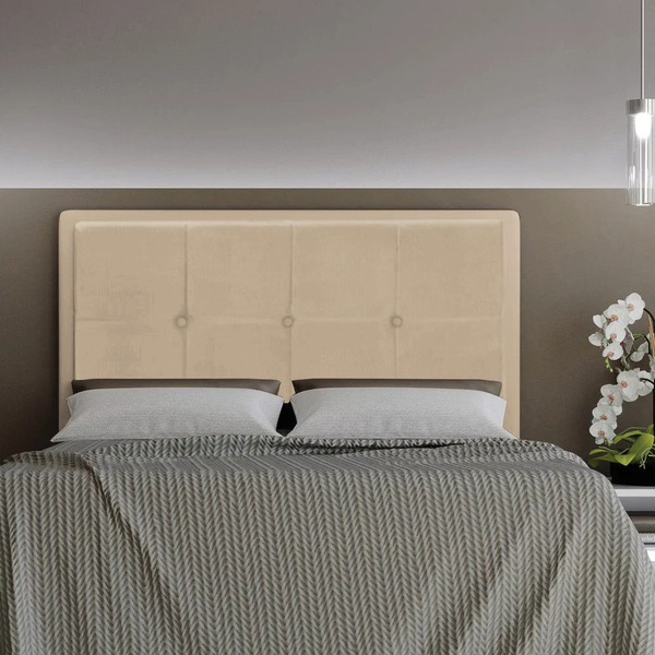 Cabeceira Casal King Cama Box 195cm  Para Quarto Ametista Sue