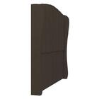 Cabeceira Casal King Cama Box 195cm Glenda Z04 Veludo Marrom