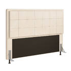 Cabeceira Casal King Cama Box 195cm Para Quarto Onix Suede Be