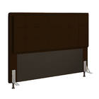 Cabeceira Casal King Cama Box 195cm Para Quarto Onix Suede Ma