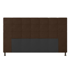 Cabeceira Casal King Cama Box 195cm Para Quarto Stambul Suede